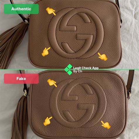 difference between real and fake gucci bag|gucci soho bag authentication.